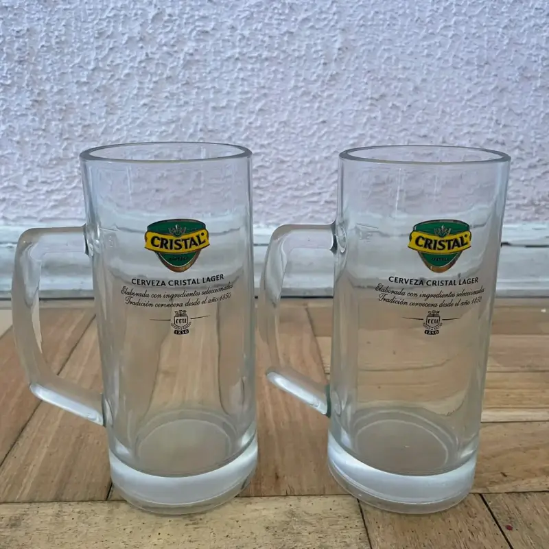 Set de 8 vasos Cristal cerveceros - 3