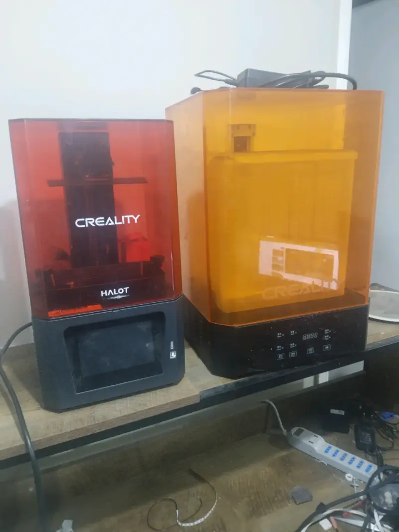 Impresora 3D Creality Halot con caja de curado