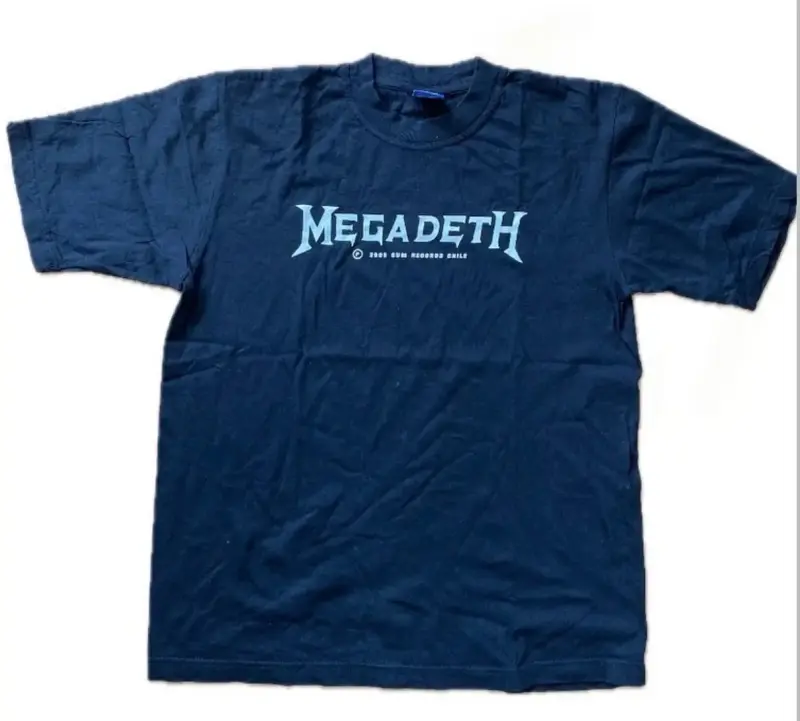 Polera Megadeth negra unisex - 1