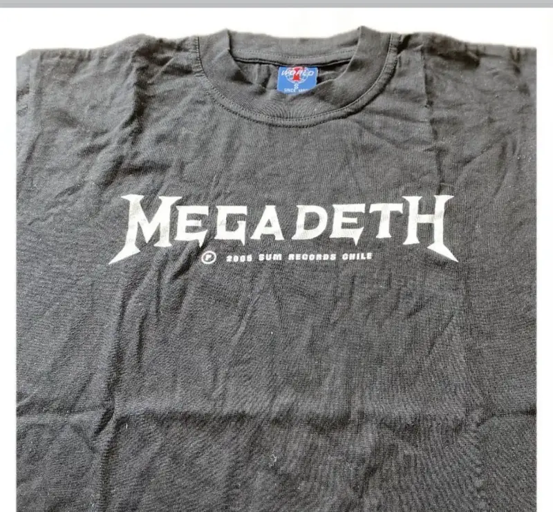 Polera Megadeth negra unisex - 2