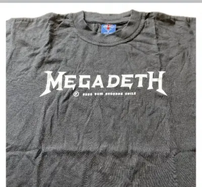 Polera Megadeth negra unisex - miniatura 2