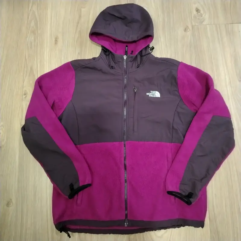 Chaqueta polar The North Face morada con capucha - 1