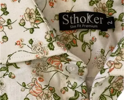 Camisa floral de manga larga para mujer - miniatura 3