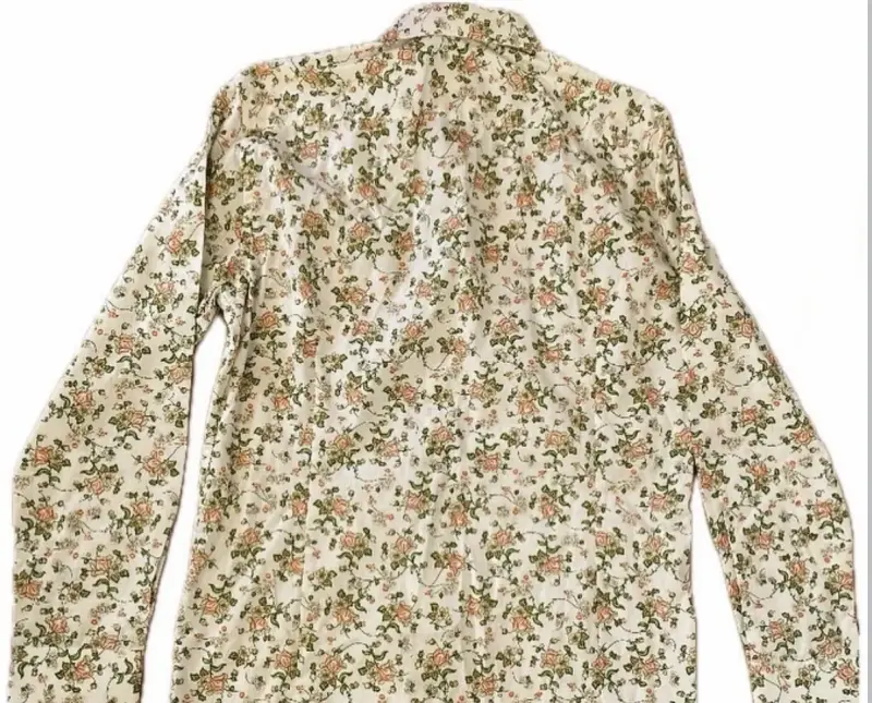 Camisa floral de manga larga para mujer - 4