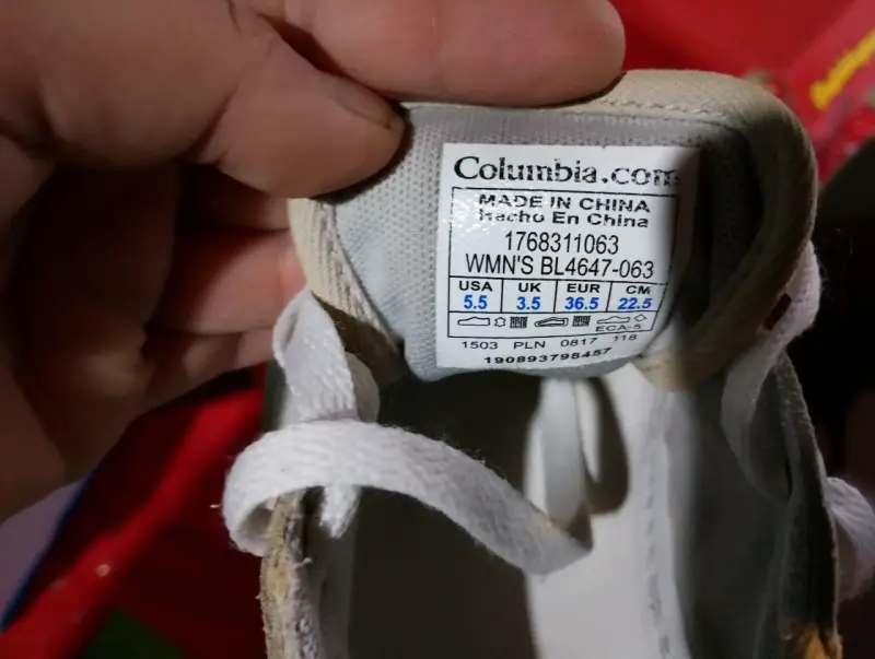 Zapatillas Columbia blancas casuales - 4