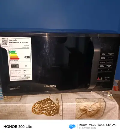 Microondas Samsung MS23K3515AK negro eficiente - miniatura 6