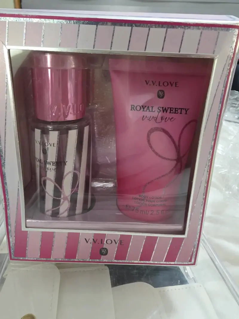 Set de perfume y loción V.V. Love Royal Sweety