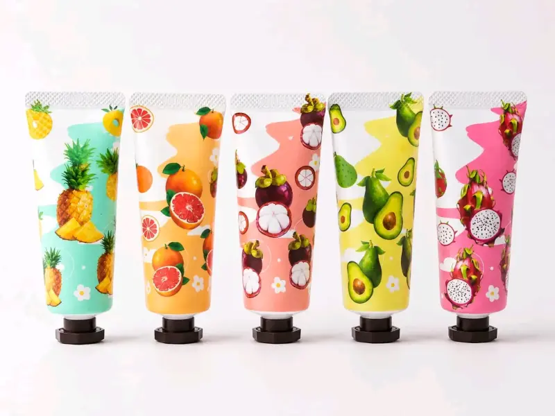 cremas de manos con fragancias frutales