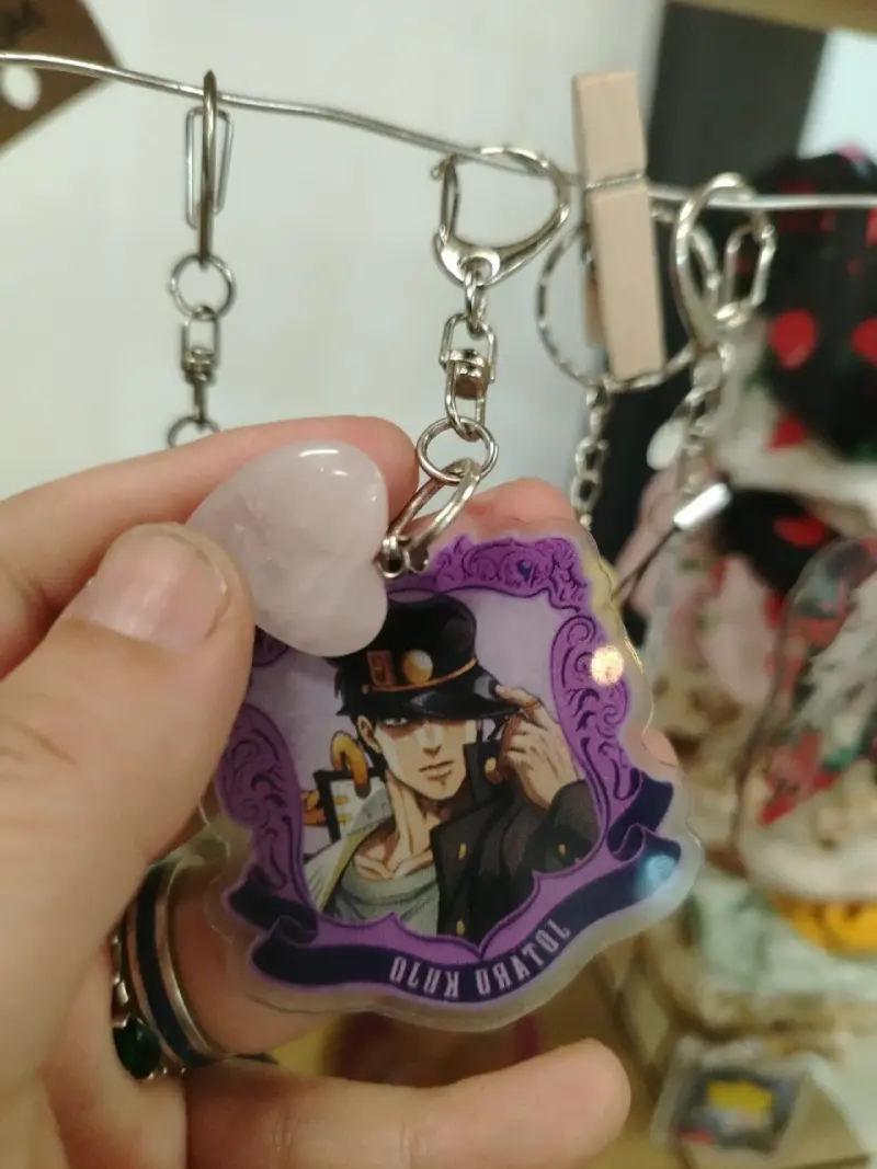 Llavero de anime con diseño de JoJo's