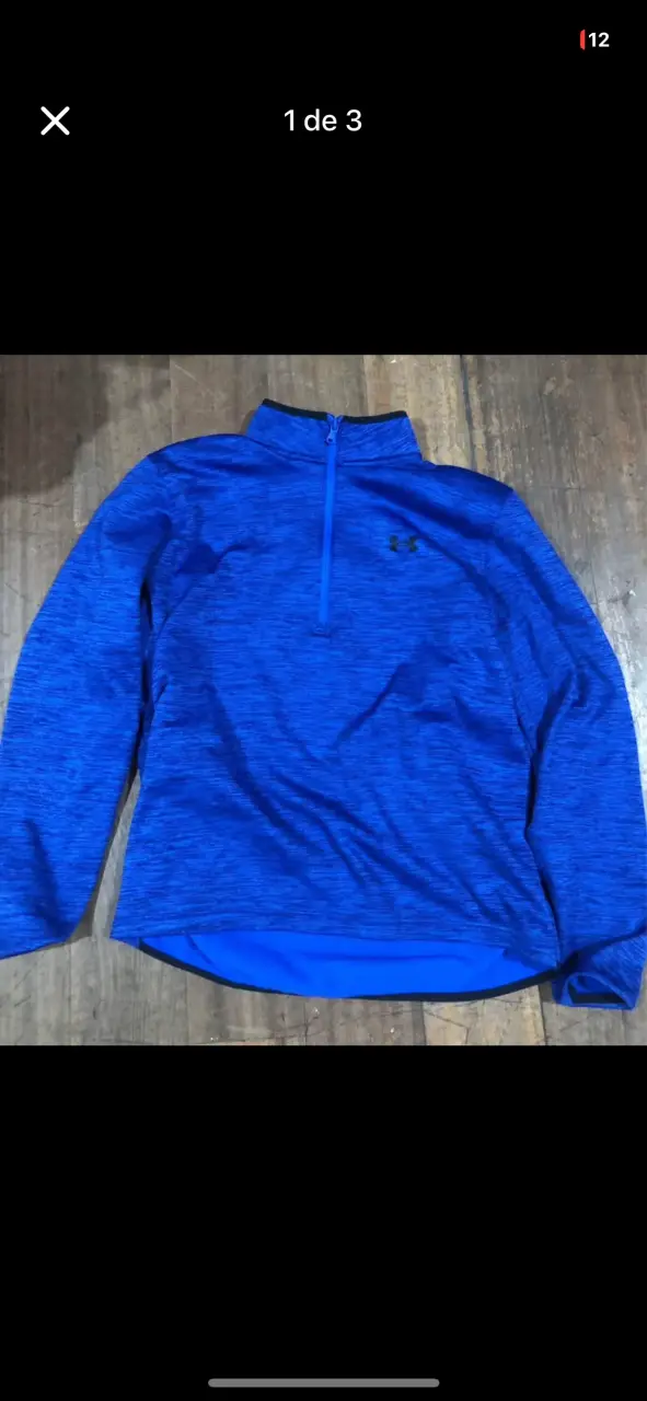 Polerón deportivo azul Under Armour