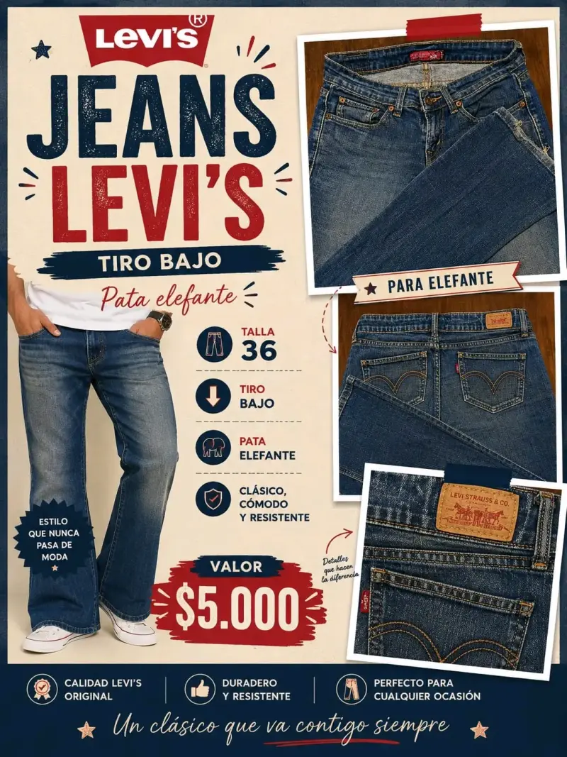 Jeans hombre JJO talla 40 slim fit - 2