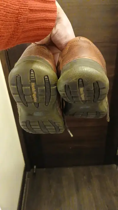 Zapatos de cuero marrón para hombre - miniatura 4