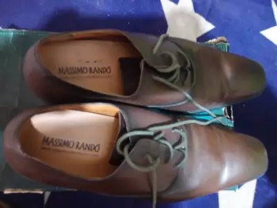 Zapatos formales Massimo Rando marrones - miniatura 1
