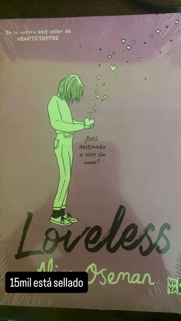 Libro Loveless de Alice Oseman sellado