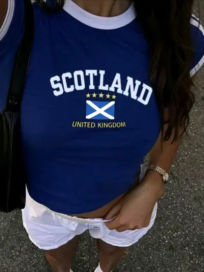 Polera azul Scotland United Kingdom - miniatura 2