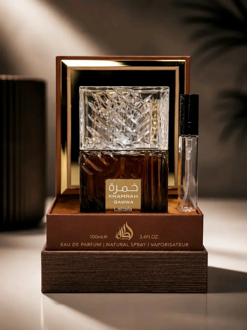 Tenemos decants del perfume Khamrah Qahwa Lattafa - 1