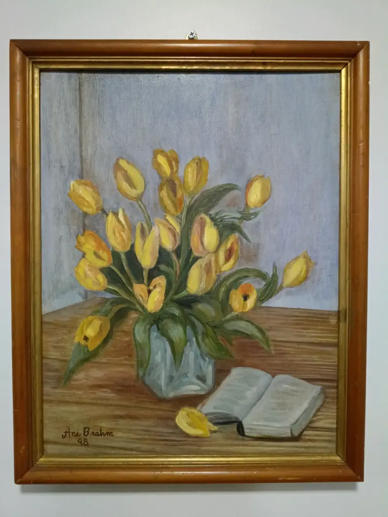 Ani Brahm Tulipanes Bodegón Floral 40x50 - 1