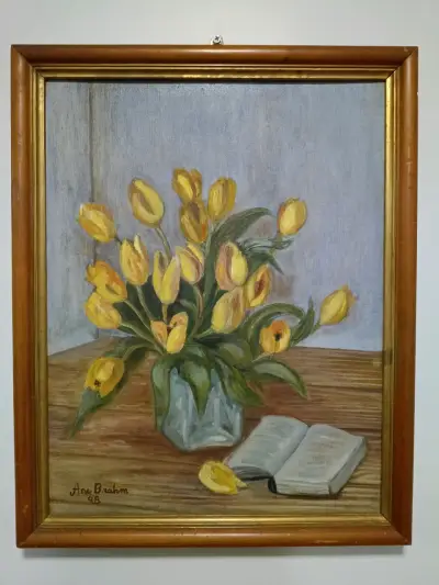 Ani Brahm Tulipanes Bodegón Floral 40x50 - miniatura 1