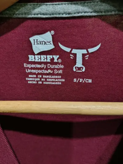 Polera manga larga burdeo con botones - miniatura 2