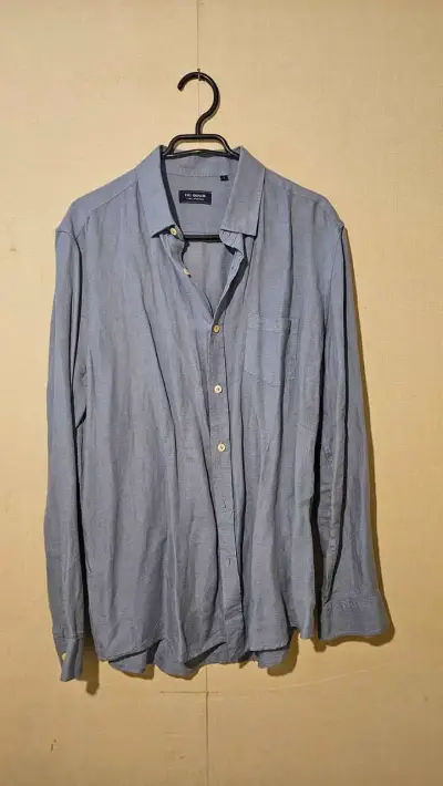 Camisa azul de hombre Lee Oxford - miniatura 1