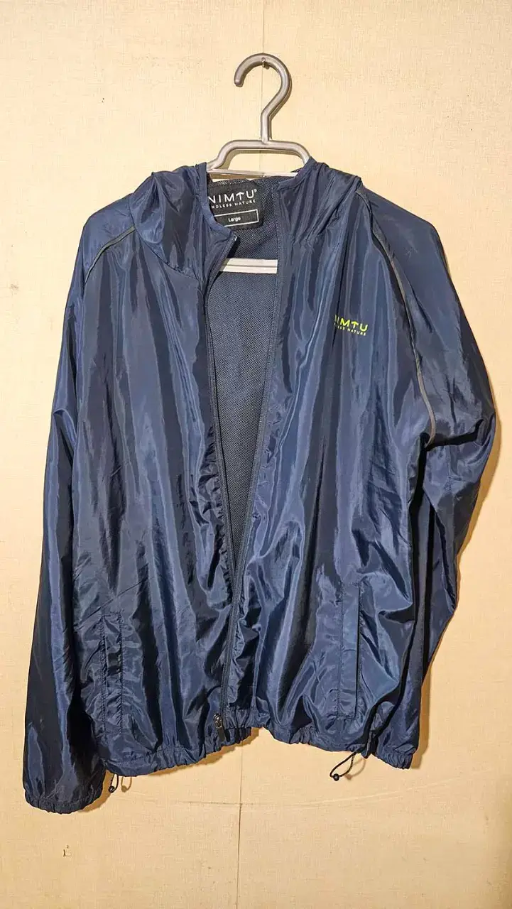 Cortaviento azul NIMTU para hombre - 1