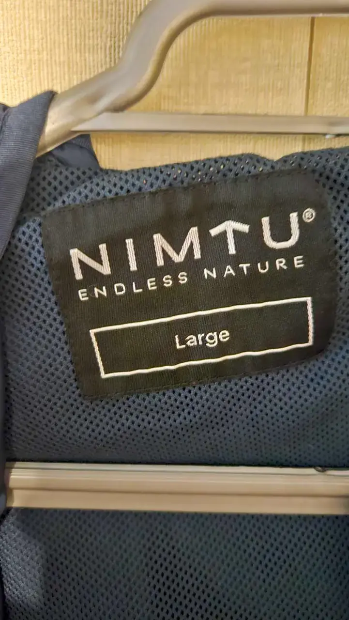 Cortaviento azul NIMTU para hombre - 2