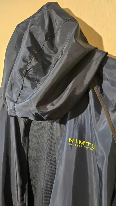 Cortaviento azul NIMTU para hombre - miniatura 3