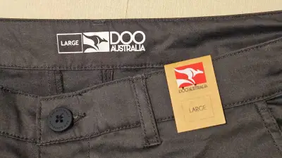 Shorts negros Doo Australia nuevos - miniatura 3