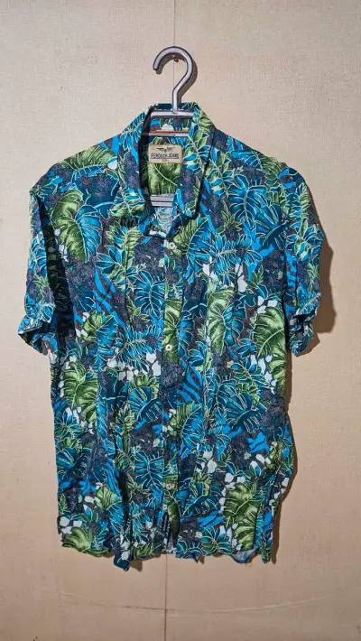 Camisa hawaiana tropical Ferouch Jeans - miniatura 1