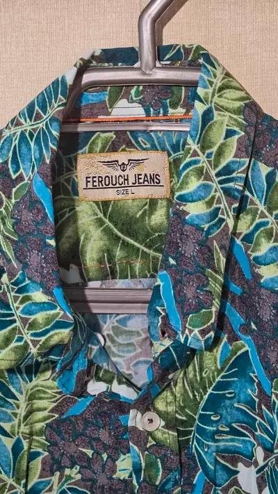 Camisa hawaiana tropical Ferouch Jeans - miniatura 2