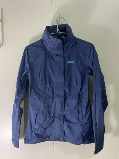 Chaqueta impermeable Marmot azul para mujer - miniatura 1