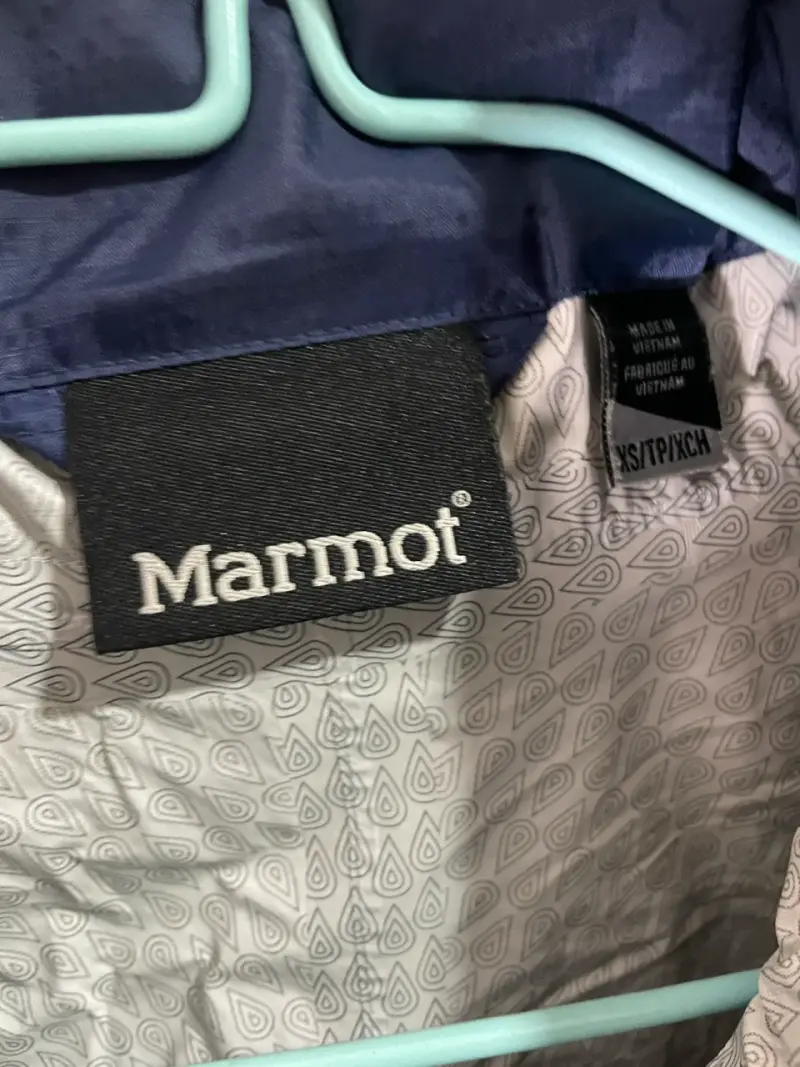 Chaqueta impermeable Marmot azul para mujer - 4