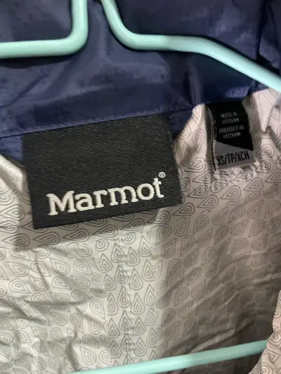 Chaqueta impermeable Marmot azul para mujer - miniatura 4