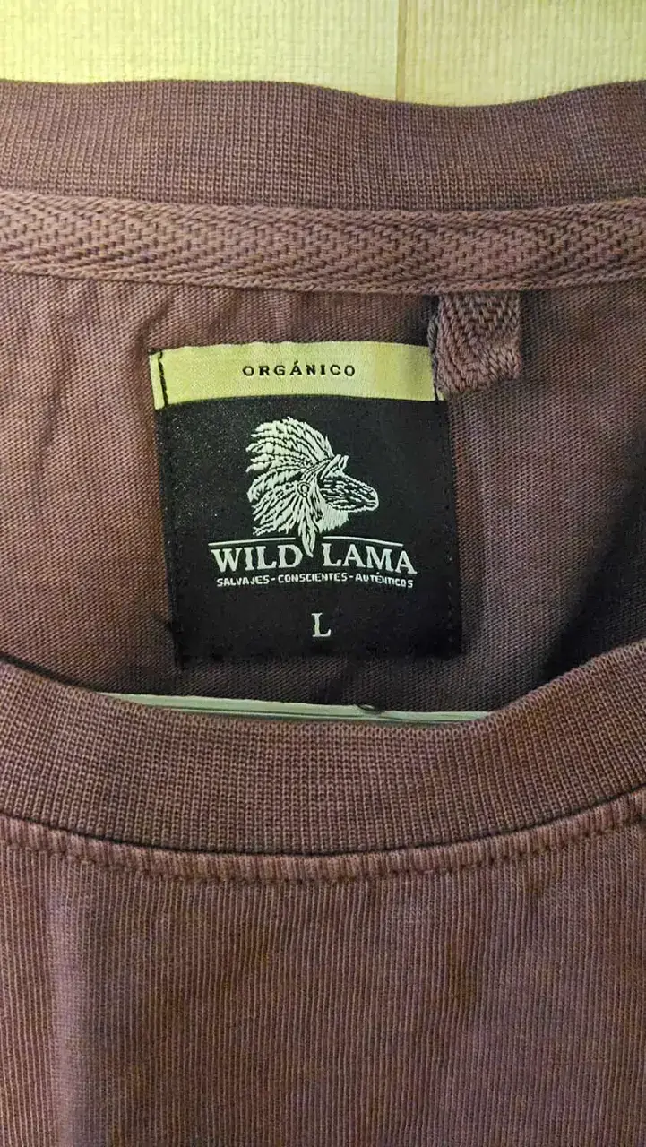 Polera burdeos de algodón para hombre - 3