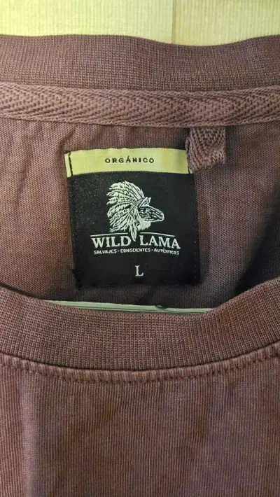 Polera burdeos de algodón para hombre - miniatura 3