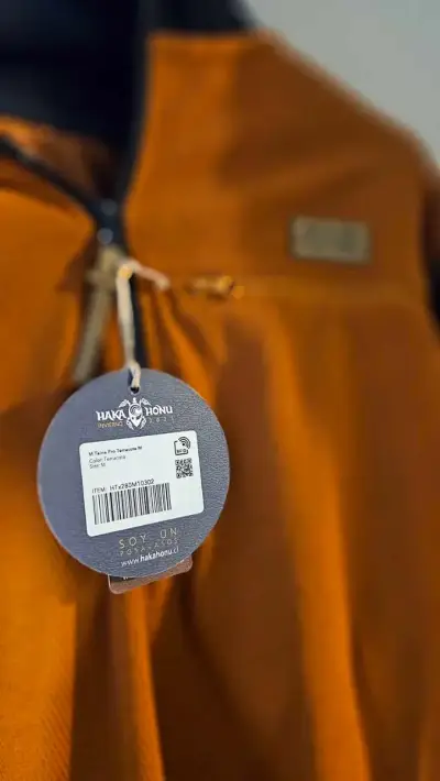 Chaqueta polar naranja con capucha - miniatura 2