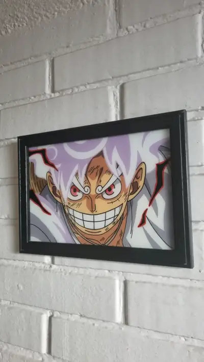 Viddrio pintado anime 30x20 cms - miniatura 1