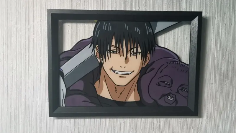 Toji Fushiguro (vidrio pintado) 30x20 cms - 1