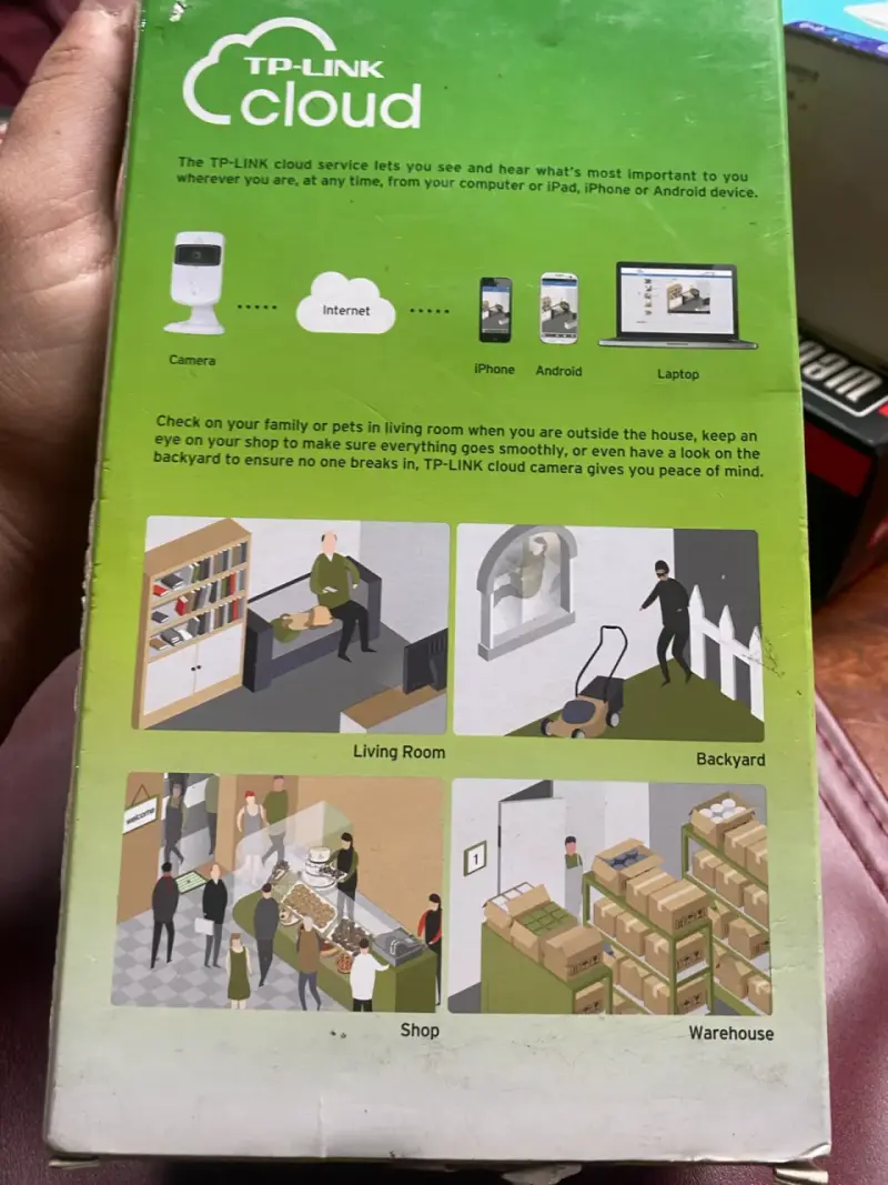 Cámara de seguridad TP-Link Cloud 300Mbps Wi-Fi - 2