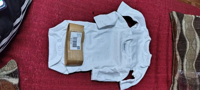 Body de bebé Opaline blanco con estrellas