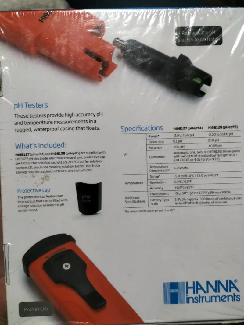 Medidor de pH Hanna Instruments pHep4 - 3