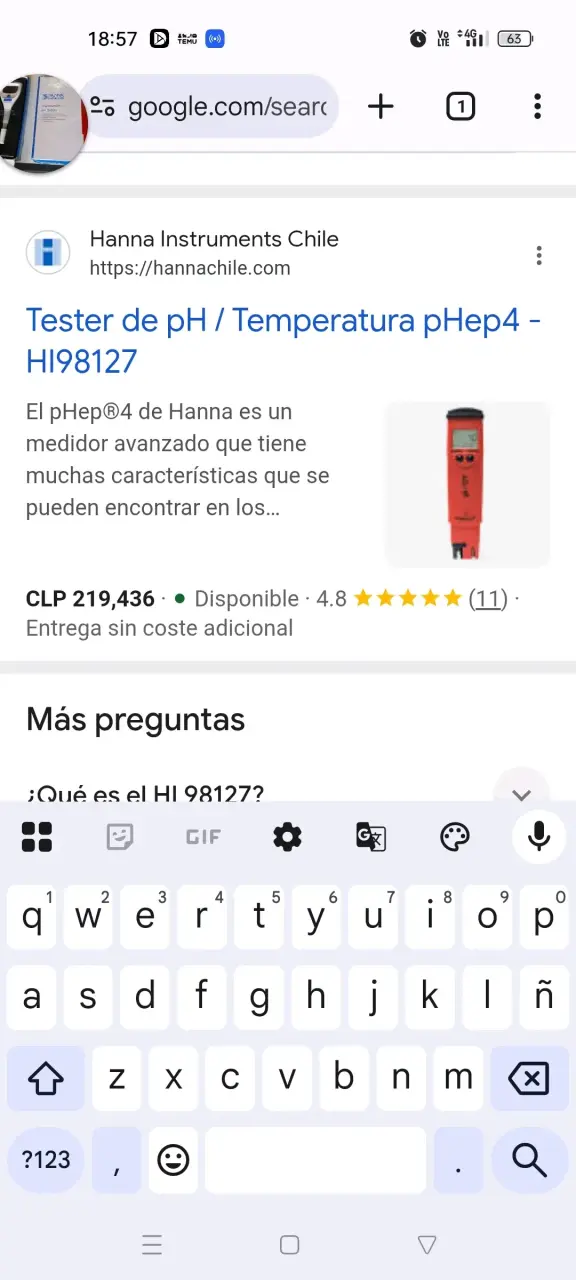 Medidor de pH Hanna Instruments pHep4 - 4