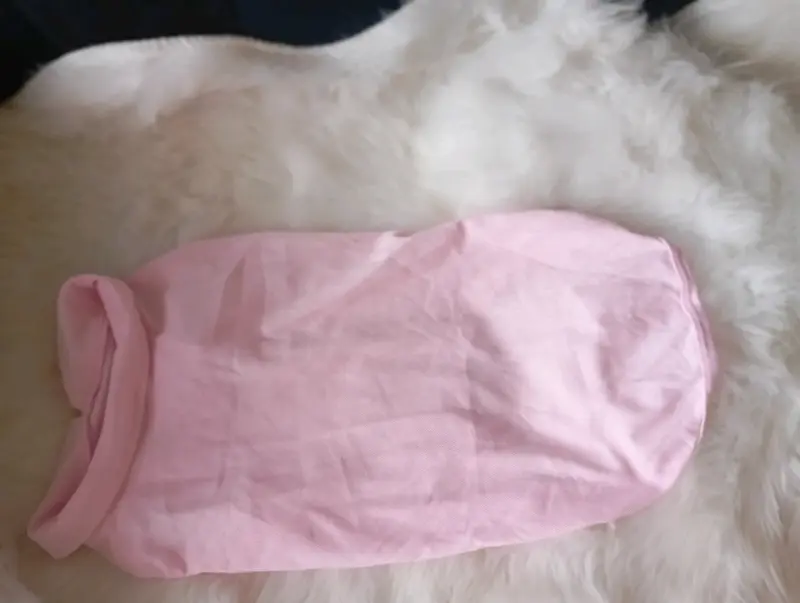 Polera polo rosa para perritos - 4