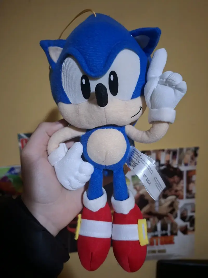 Peluche Sonic clasico original