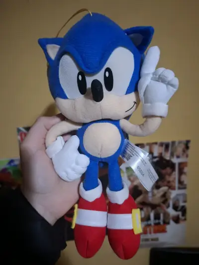 Peluche Sonic clasico original - miniatura 1