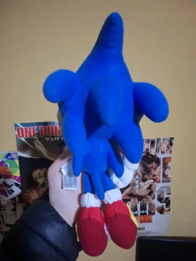 Peluche Sonic clasico original - miniatura 2