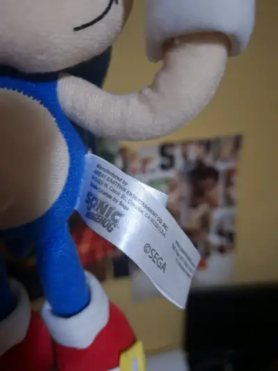 Peluche Sonic clasico original - miniatura 3