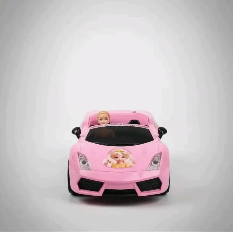Auto de juguete rosa - 4