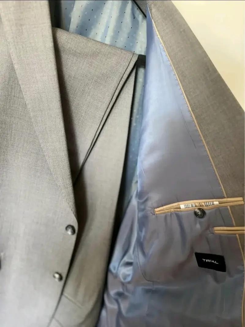 Terno gris elegante para hombre Trial - 3