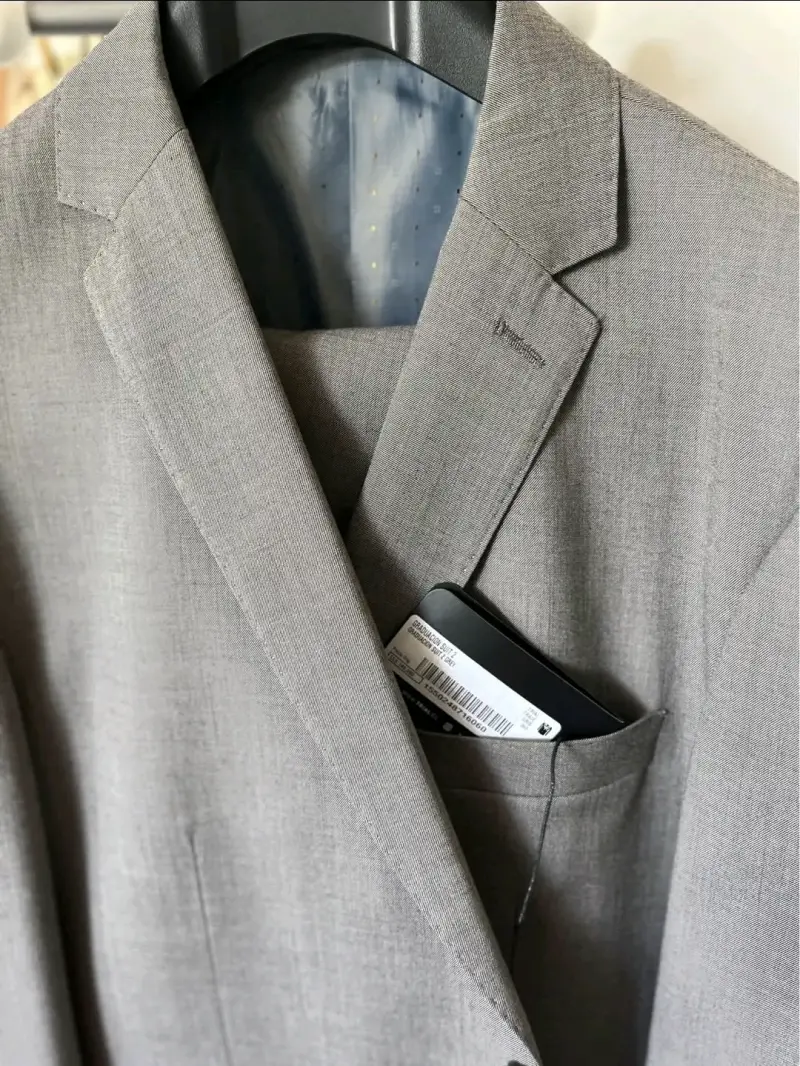 Terno gris elegante para hombre Trial - 5
